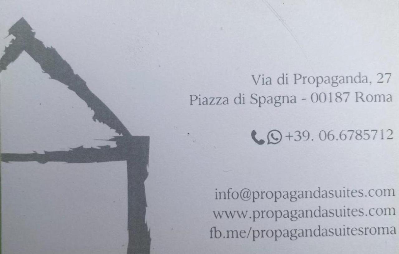 Propaganda Suites Řím Exteriér fotografie